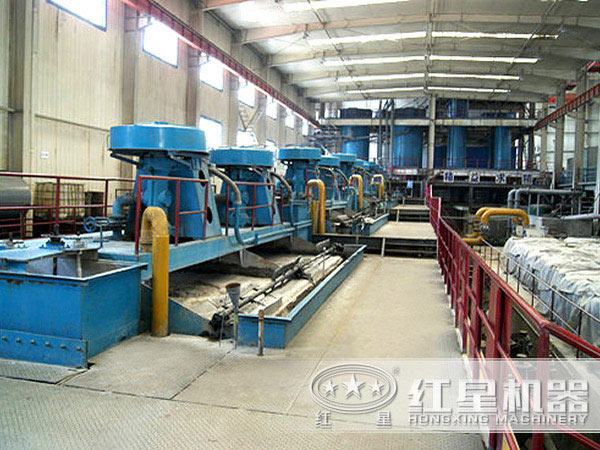 安徽日产350吨铜矿选矿生产线现场